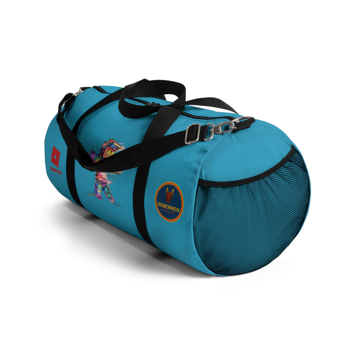 Roblox Themed Duffel Bag Turquoise 🧒🕹️ 👧