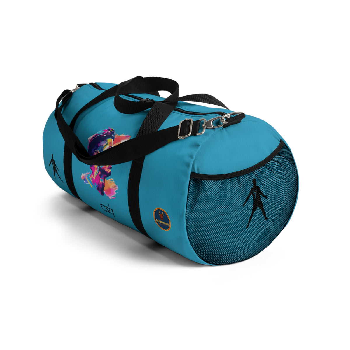 Premium Cristiano Ronaldo Duffel Bag Turquoise 🏆⚽