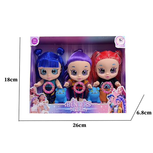 Hunters Girl 3-Pack 7-Inch Fashion Doll Set - Mira, Zoey & Rumi Streetwear