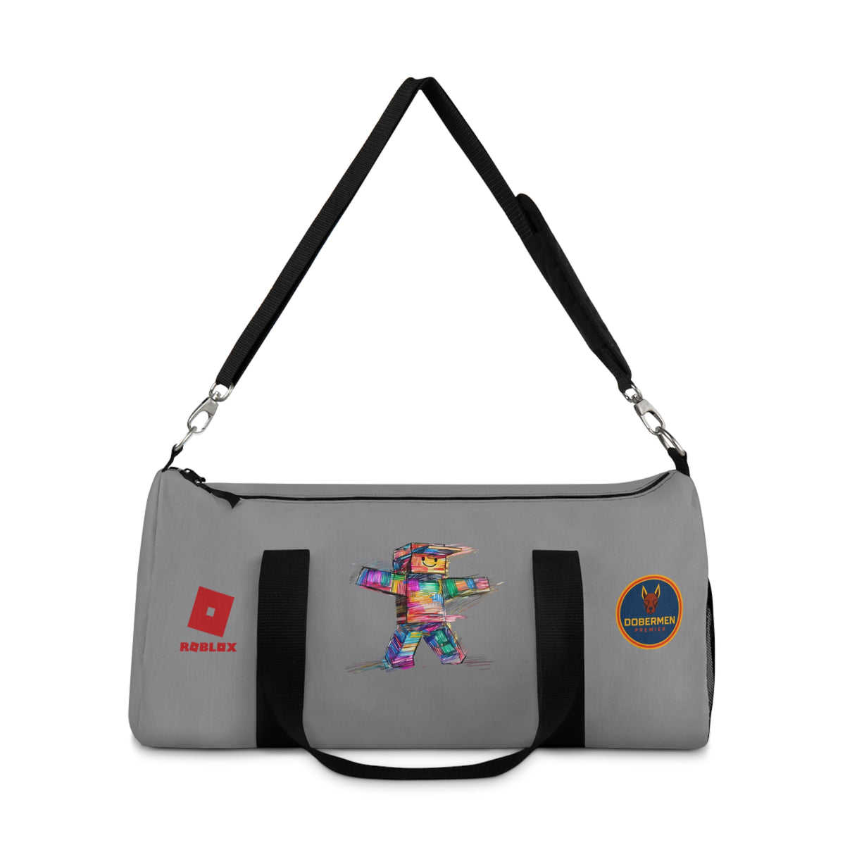 Roblox Themed Duffel Bag Grey 🧒🕹️ 👧