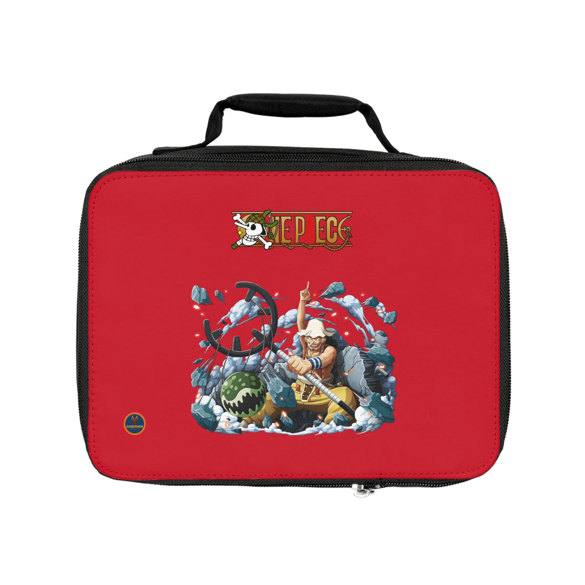 Usopp One Piece Anime Lunch Bag Dark red 🍱