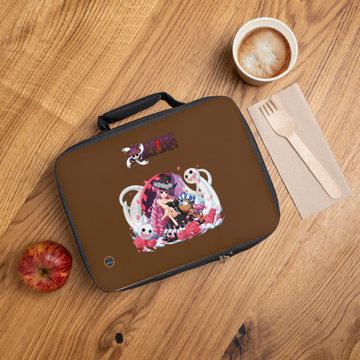 Nico Robin One Piece Anime Lunch Bag Light brown 🍱