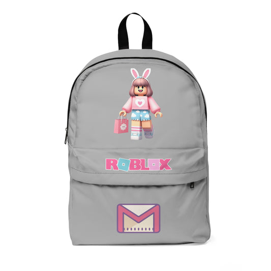 Roblox Bunny Girl Backpack Light grey