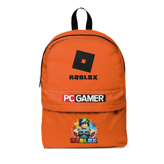 Roblox Level Up Gamer School Bag Orange