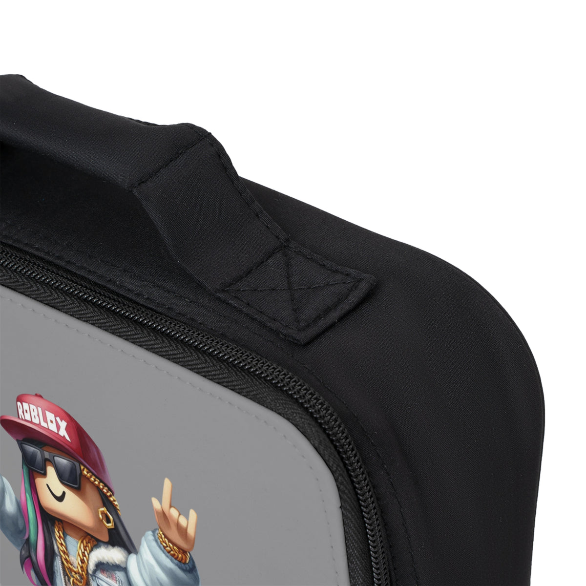 Insulated Roblox Lunch Tote Grey🎮✨⚡