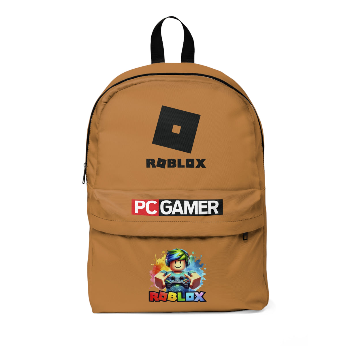 Roblox Level Up Gamer School Bag Light brown