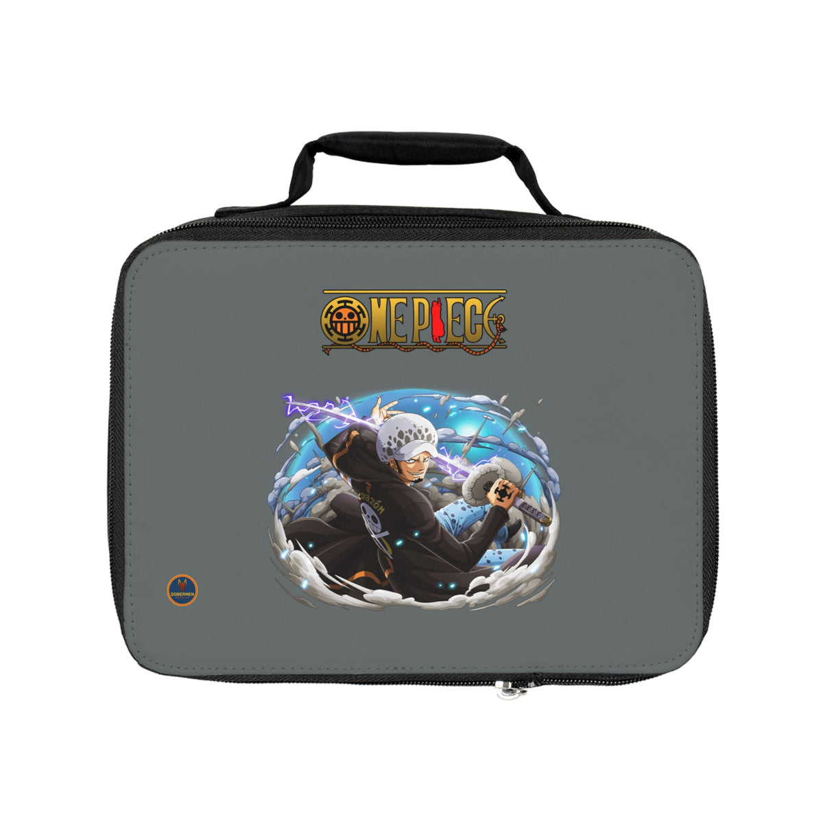Trafalgar D. Water Law One Piece Anime Lunch Bag Dark grey 🍱