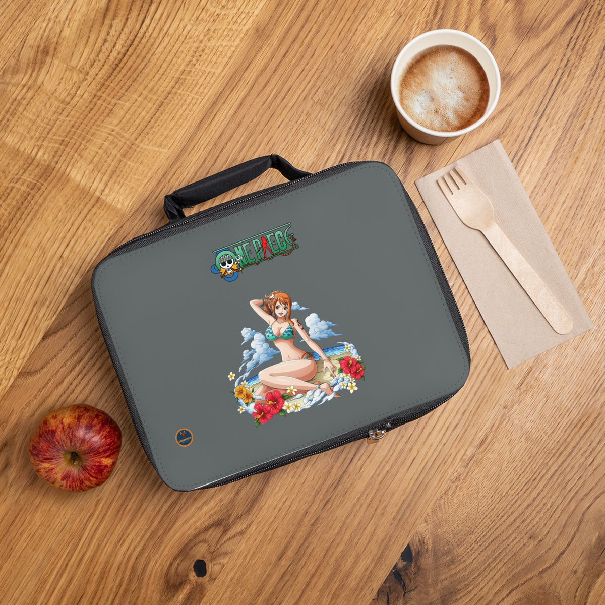 Nami One Piece Anime Lunch Bag Dark grey 🍱