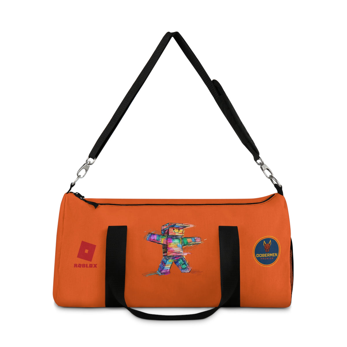 Roblox Themed Duffel Bag Orange 🧒🕹️ 👧