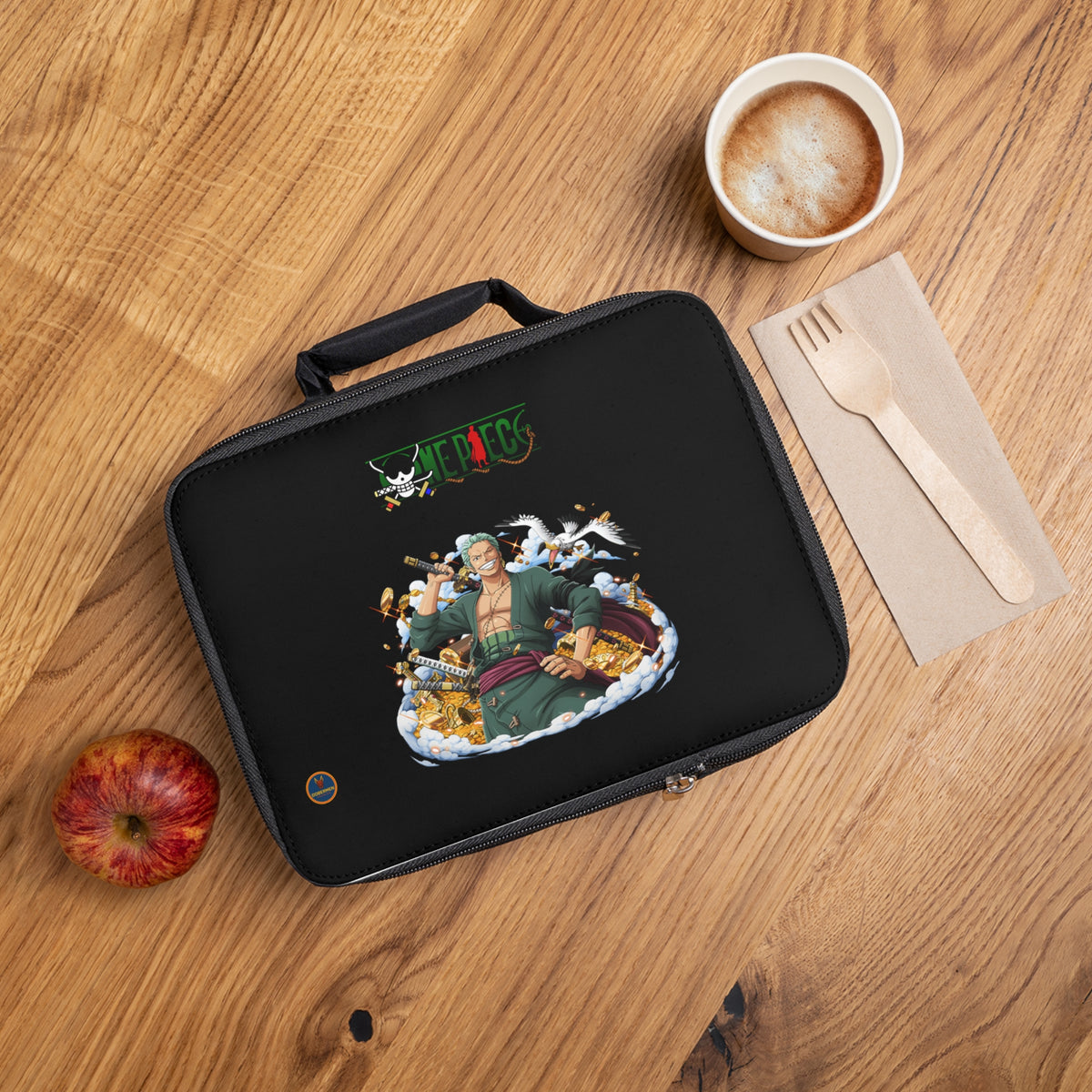 Roronoa Zoro One Piece Anime Lunch Bag Black 🍱