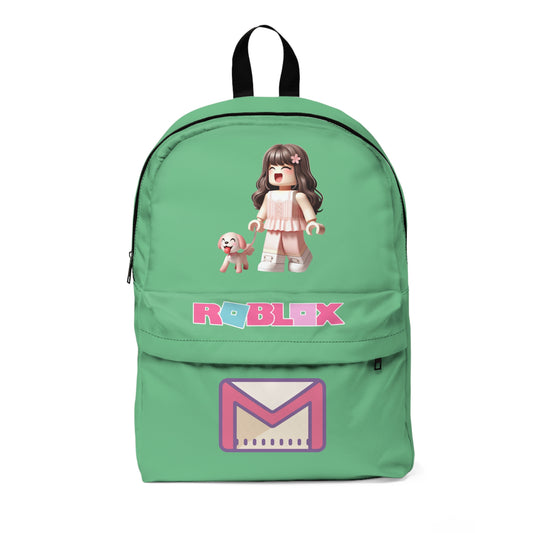 Roblox Soft Girl & Doggy Backpack Mint