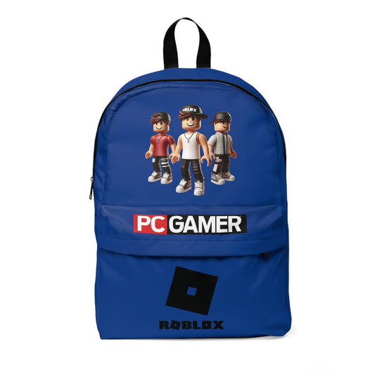 Roblox PC Gamer Dark Blue School Backpack