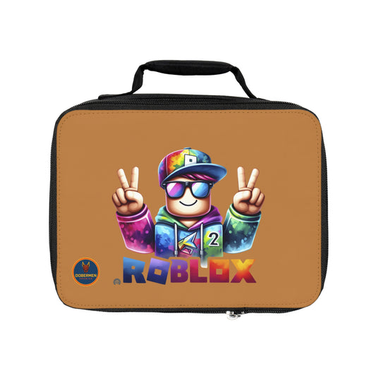 Roblox Fan Lunch Bag Light brown 🎮🎒✨