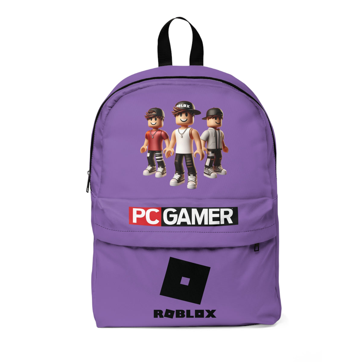 Roblox PC Gamer Light Purple School Backpack