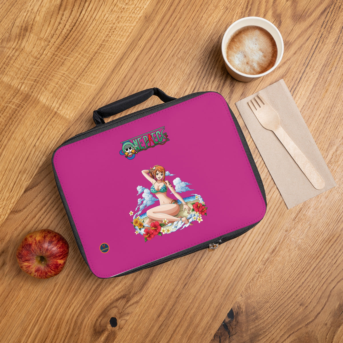 Nami One Piece Anime Lunch Bag Pink 🍱