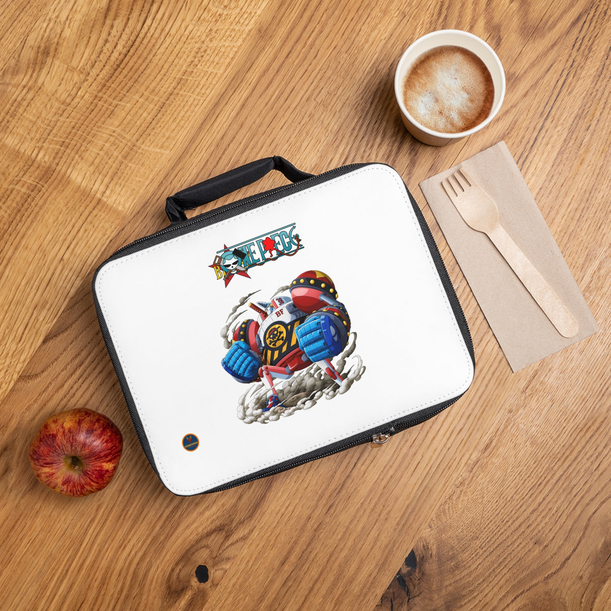 Franky One Piece Anime Lunch Bag White 🍱