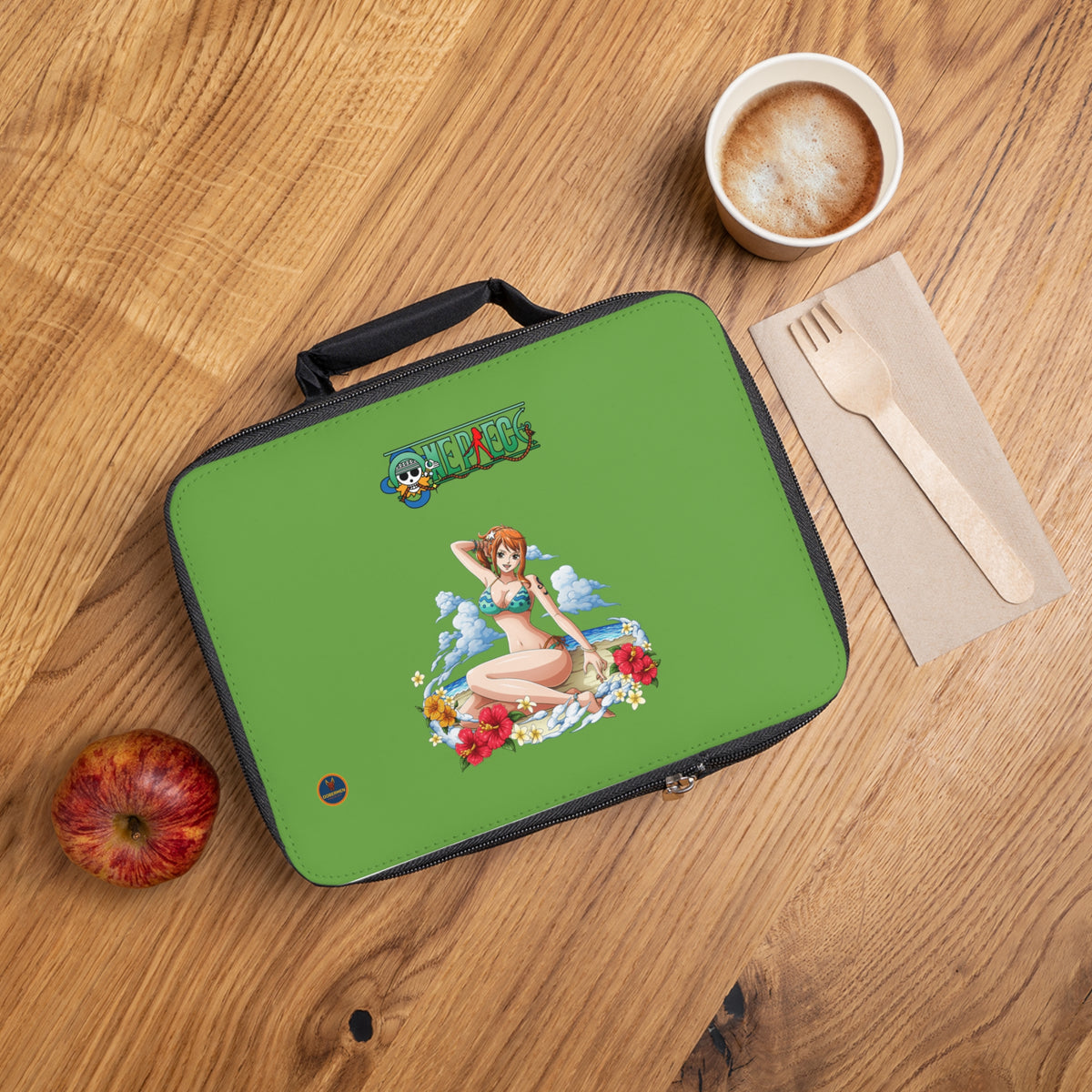 Nami One Piece Anime Lunch Bag Green 🍱