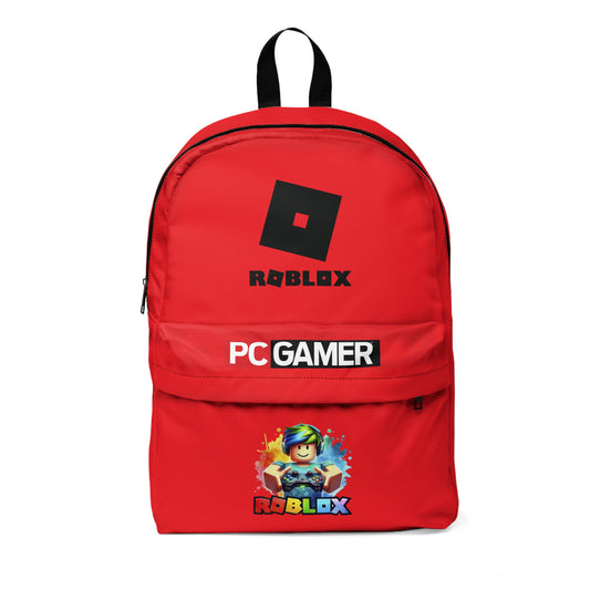 Roblox Level Up Gamer School Bag Red