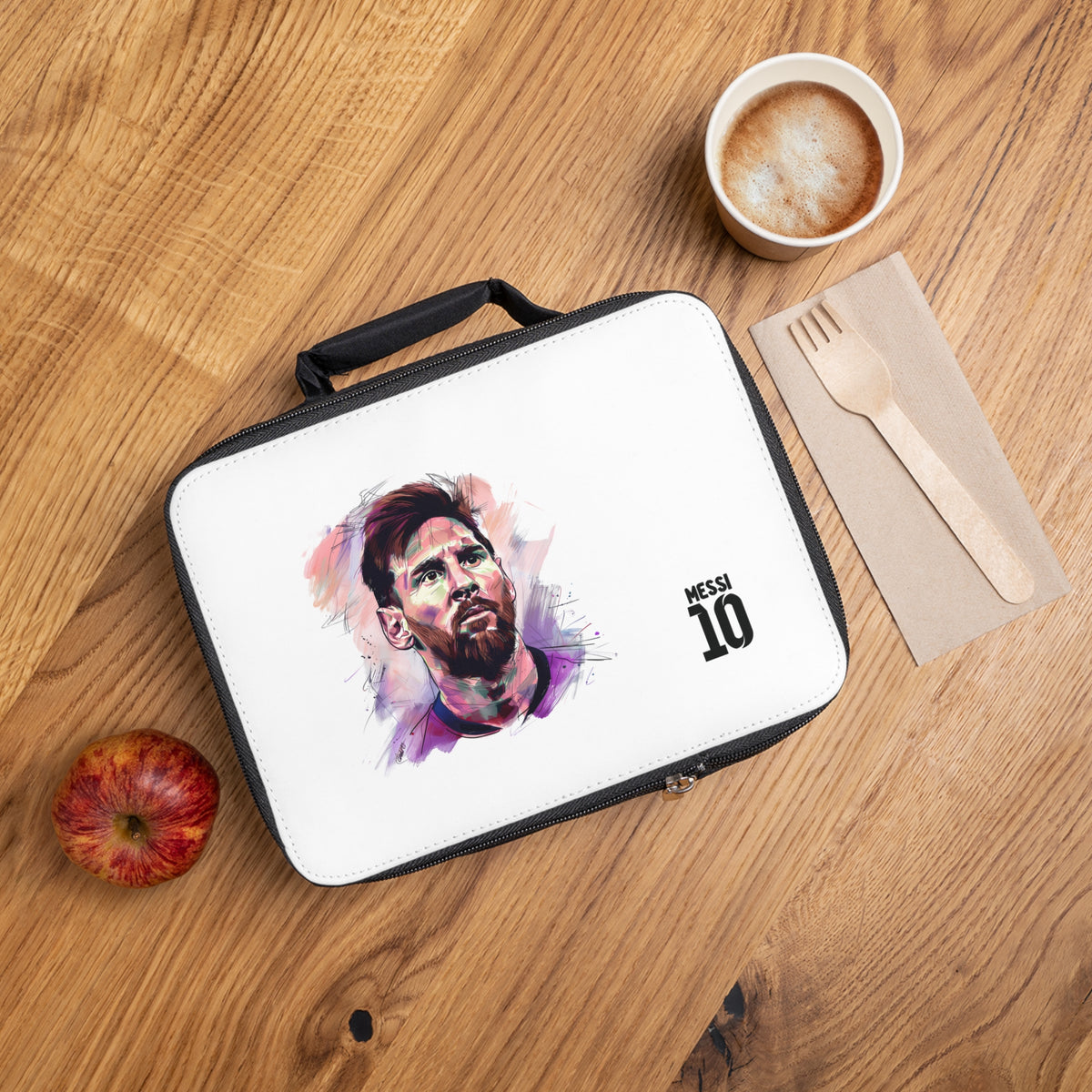 Lionel Messi LM10 Lunch Bag White ⚽🥇