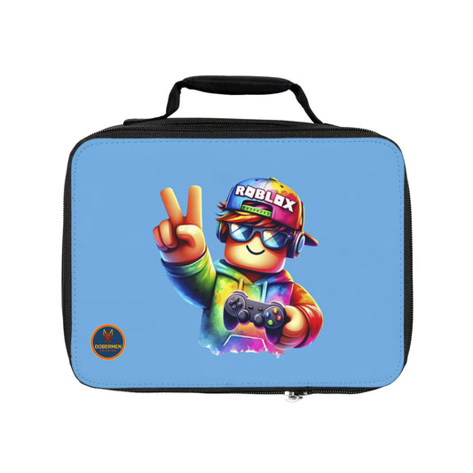 Vibrant Roblox Lunch Box Light blue 🌈 🎮🎒
