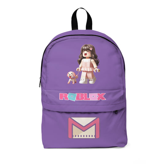 Roblox Soft Girl & Doggy Backpack Light purple
