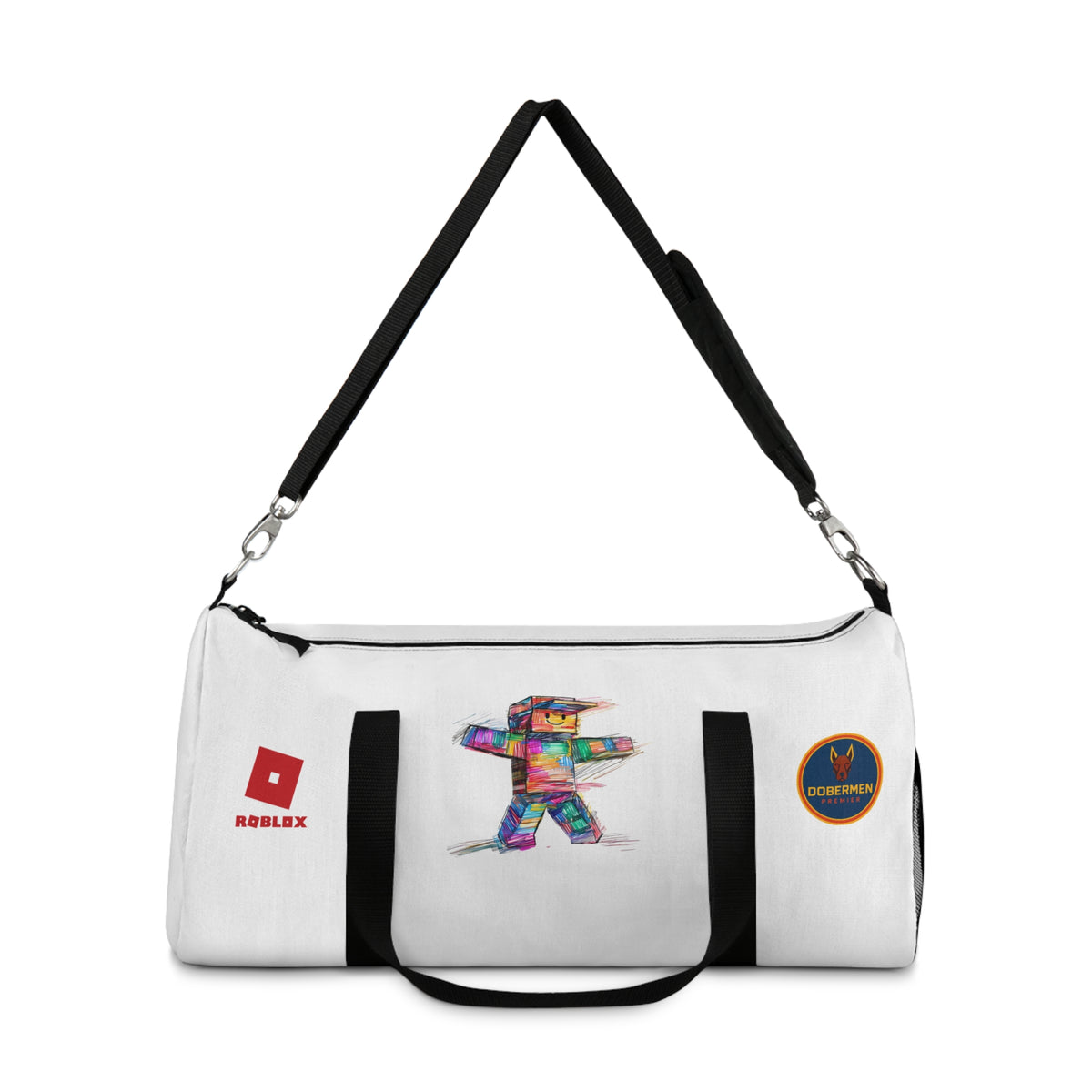 Roblox Themed Duffel Bag White 🧒🕹️ 👧