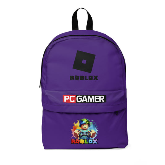 Roblox Level Up Gamer School Bag Purple