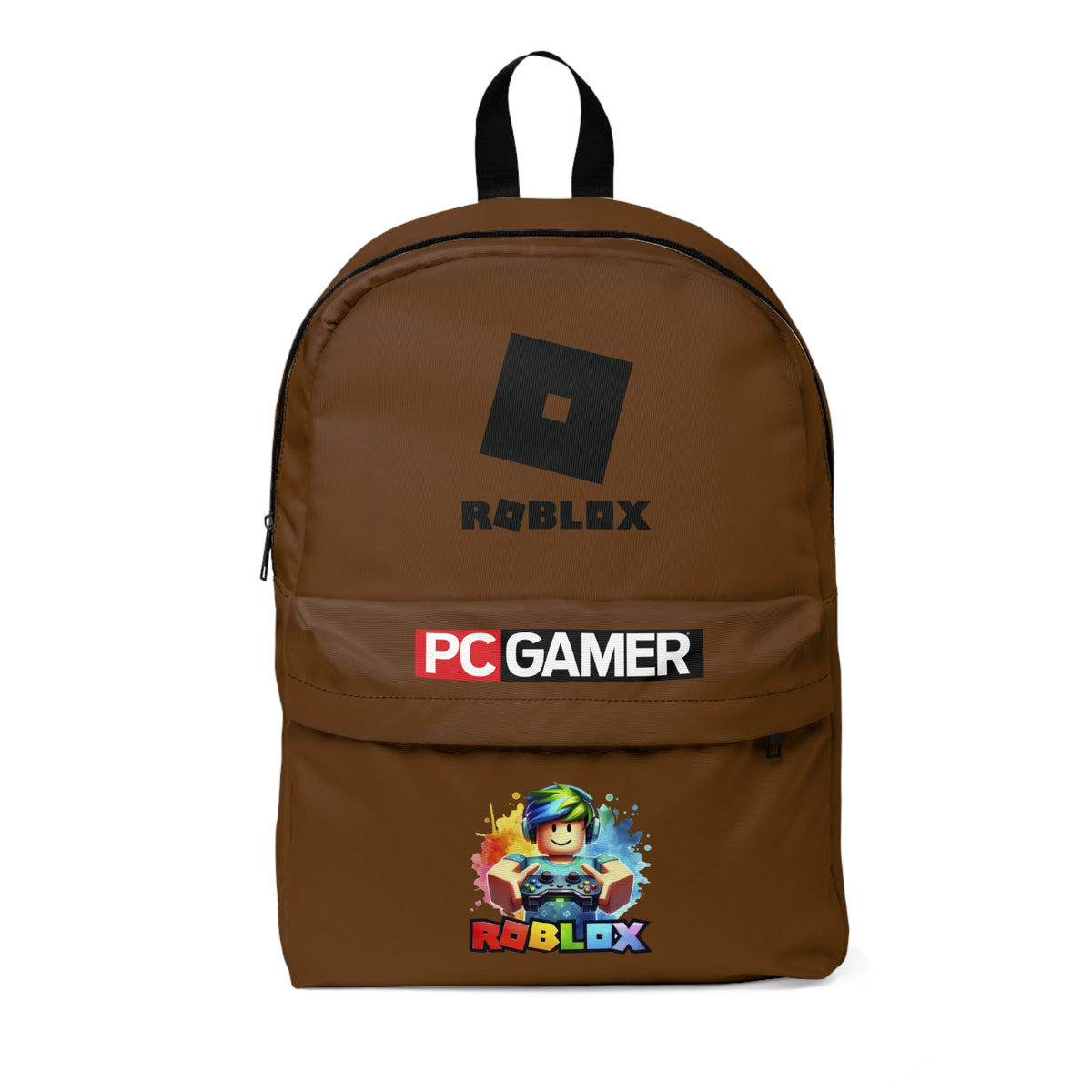 Roblox Level Up Gamer School Bag Brown