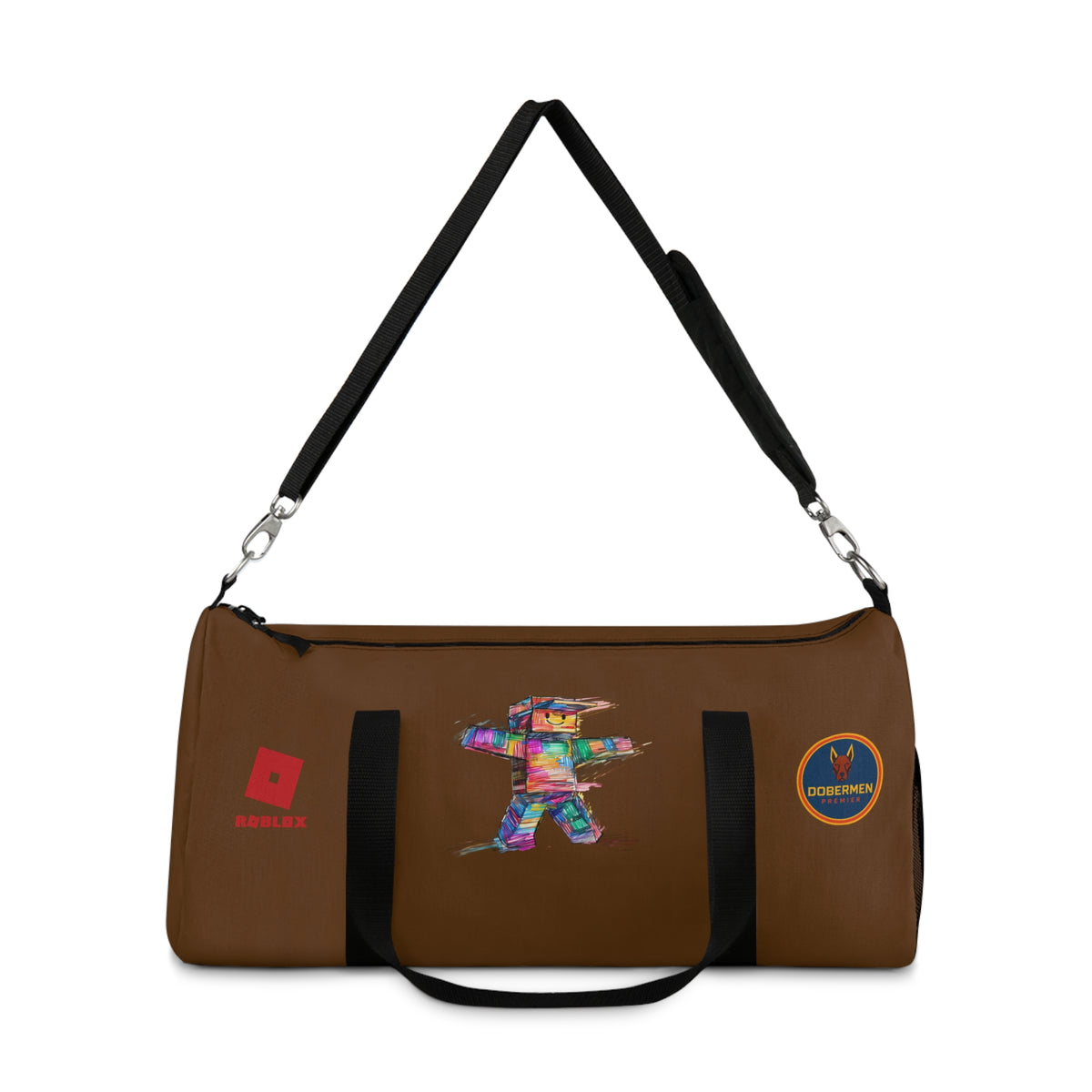 Roblox Themed Duffel Bag Brown 🧒🕹️ 👧