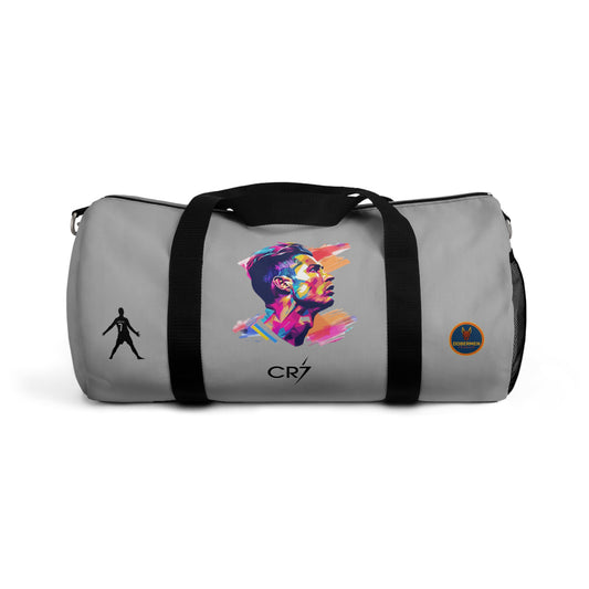 Premium Cristiano Ronaldo Duffel Bag Light grey 🏆⚽