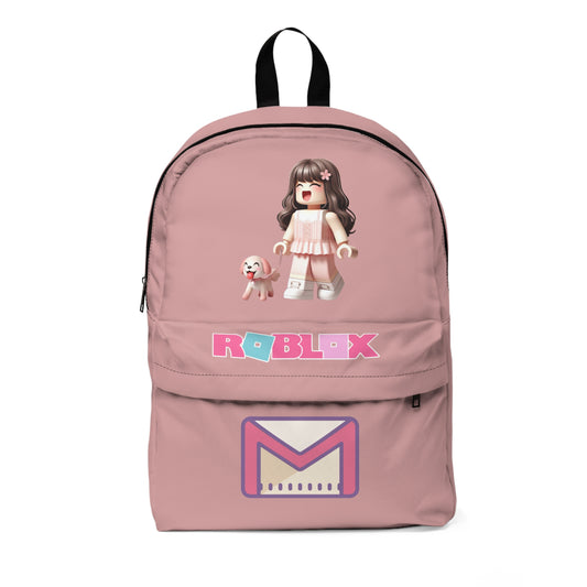 Roblox Soft Girl & Doggy Backpack Beige