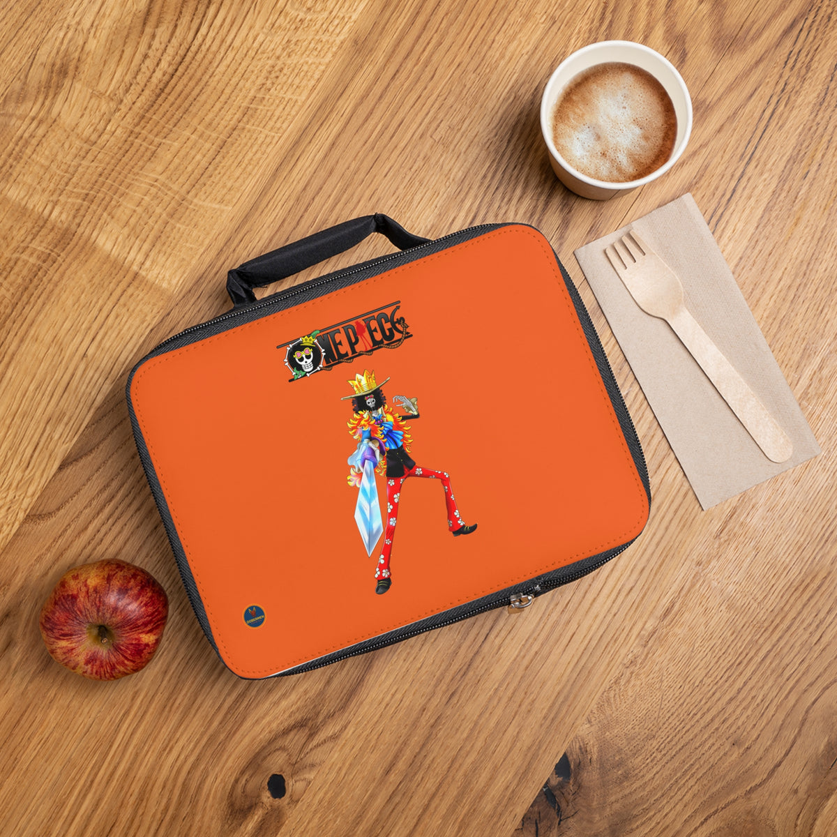 Brook One Piece Anime Lunch Bag Orange 🍱