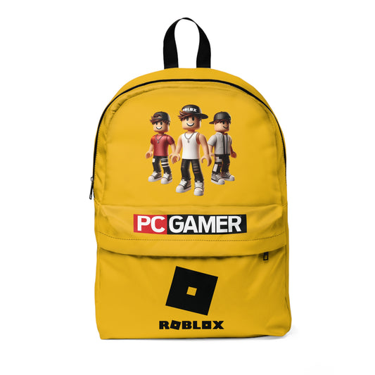 Roblox PC Gamer Yellow School Backpack