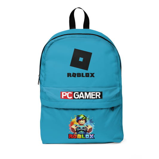 Roblox Level Up Gamer School Bag Turquoise
