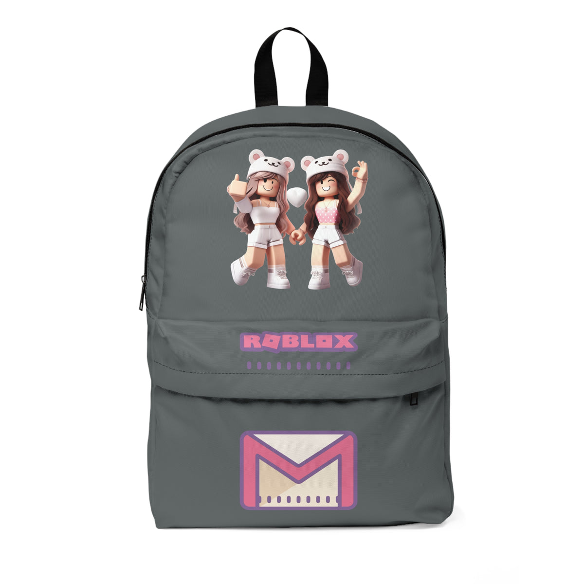 Roblox Best Friends Dark Grey School Bag