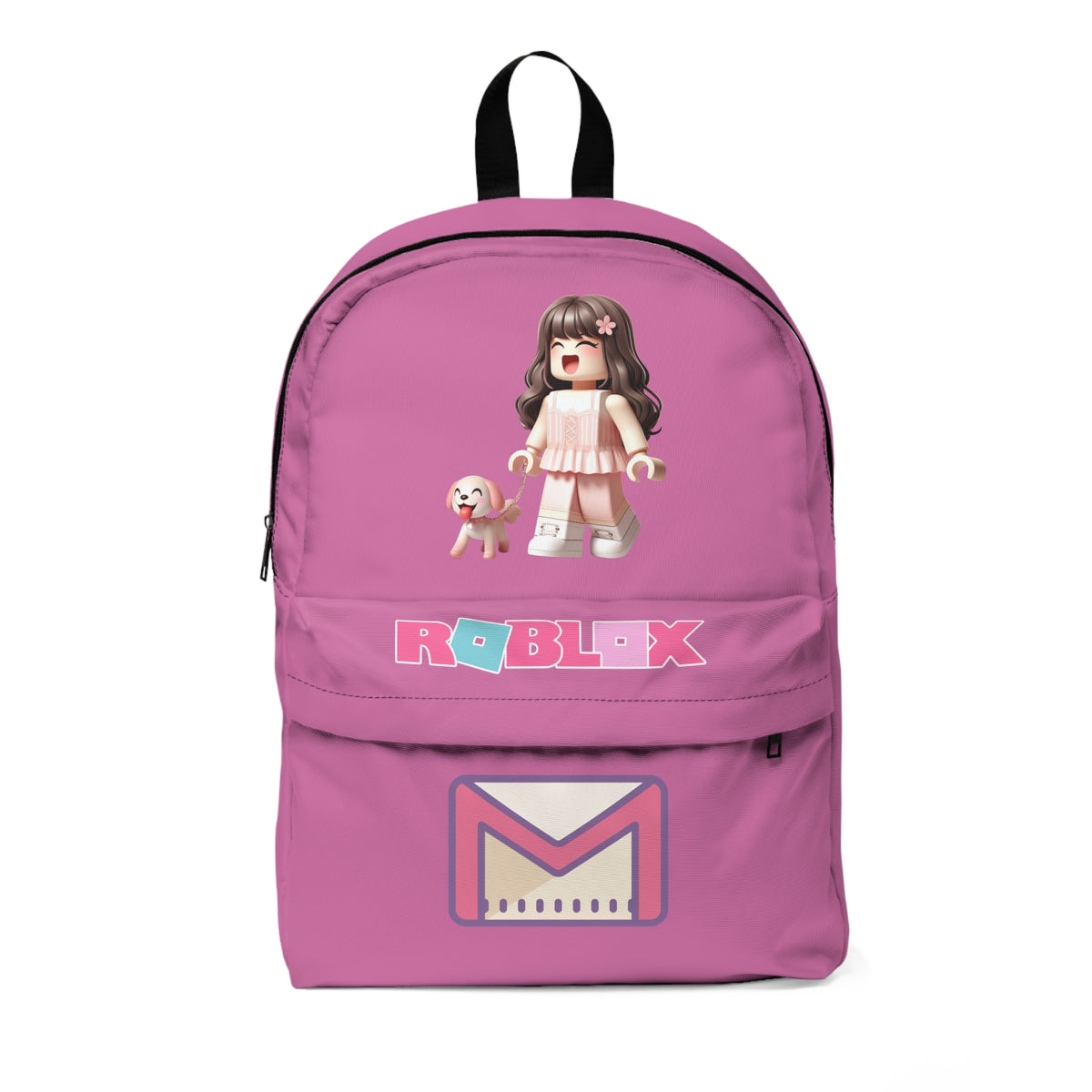 Roblox Soft Girl & Doggy Backpack Light pink
