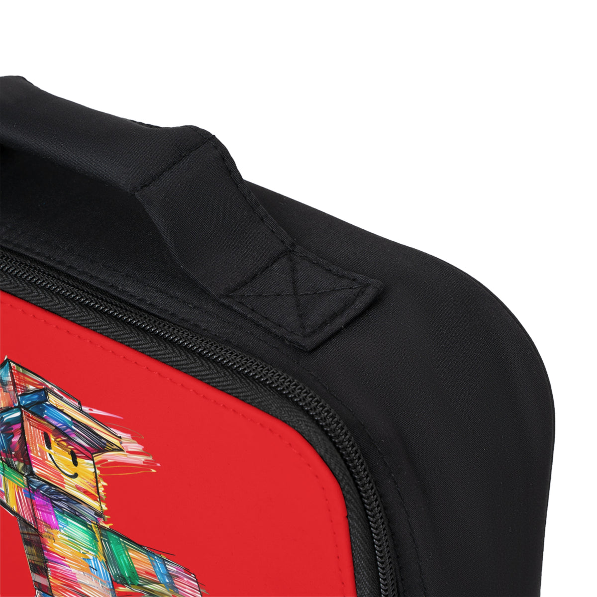Red Roblox Insulated Lunch Bag for Kids and Gamers
