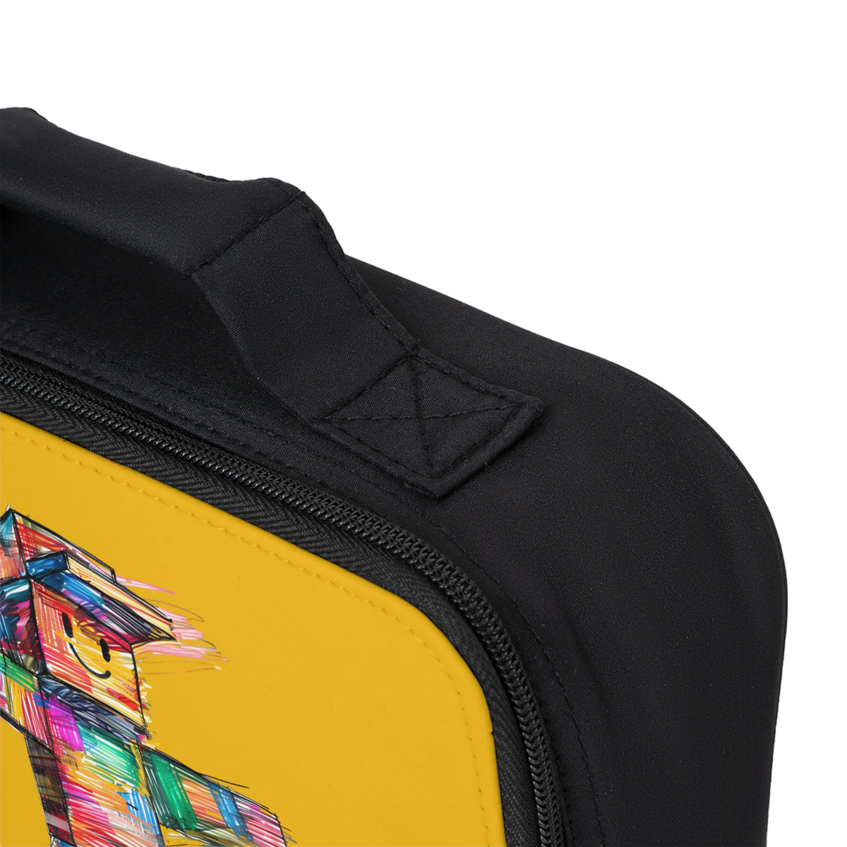 Yellow Roblox Insulated Lunch Bag for Kids and Gamers