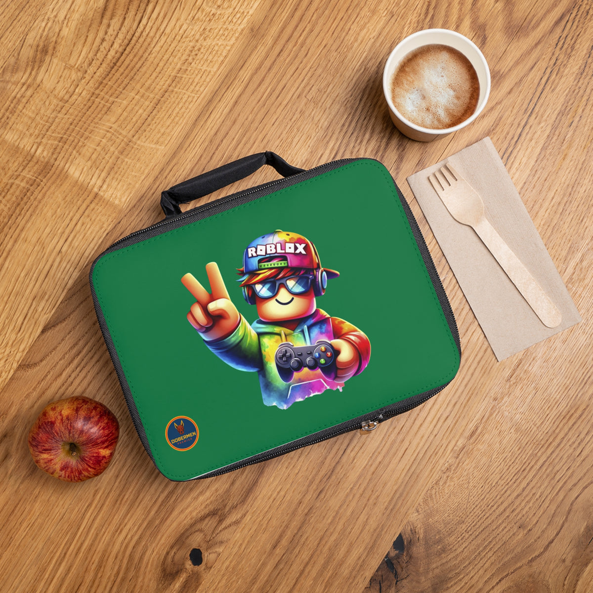 Vibrant Roblox Lunch Box Dark green 🌈 🎮🎒