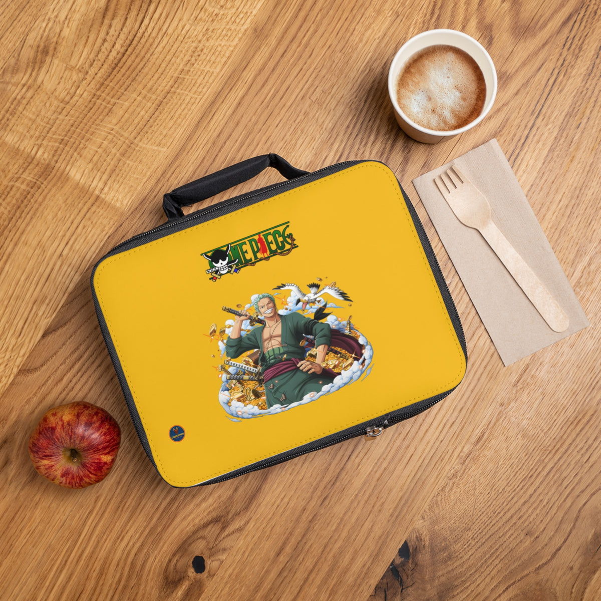 Roronoa Zoro One Piece Anime Lunch Bag Yellow 🍱