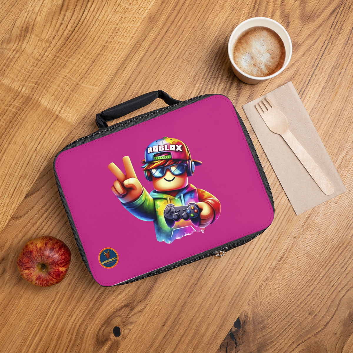 Vibrant Roblox Lunch Box Pink 🌈 🎮🎒