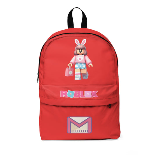 Roblox Bunny Girl Backpack Bright Red
