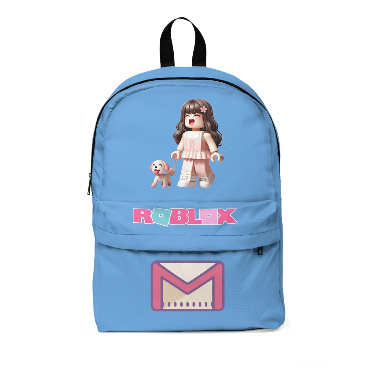Roblox Soft Girl & Doggy Backpack Light blue