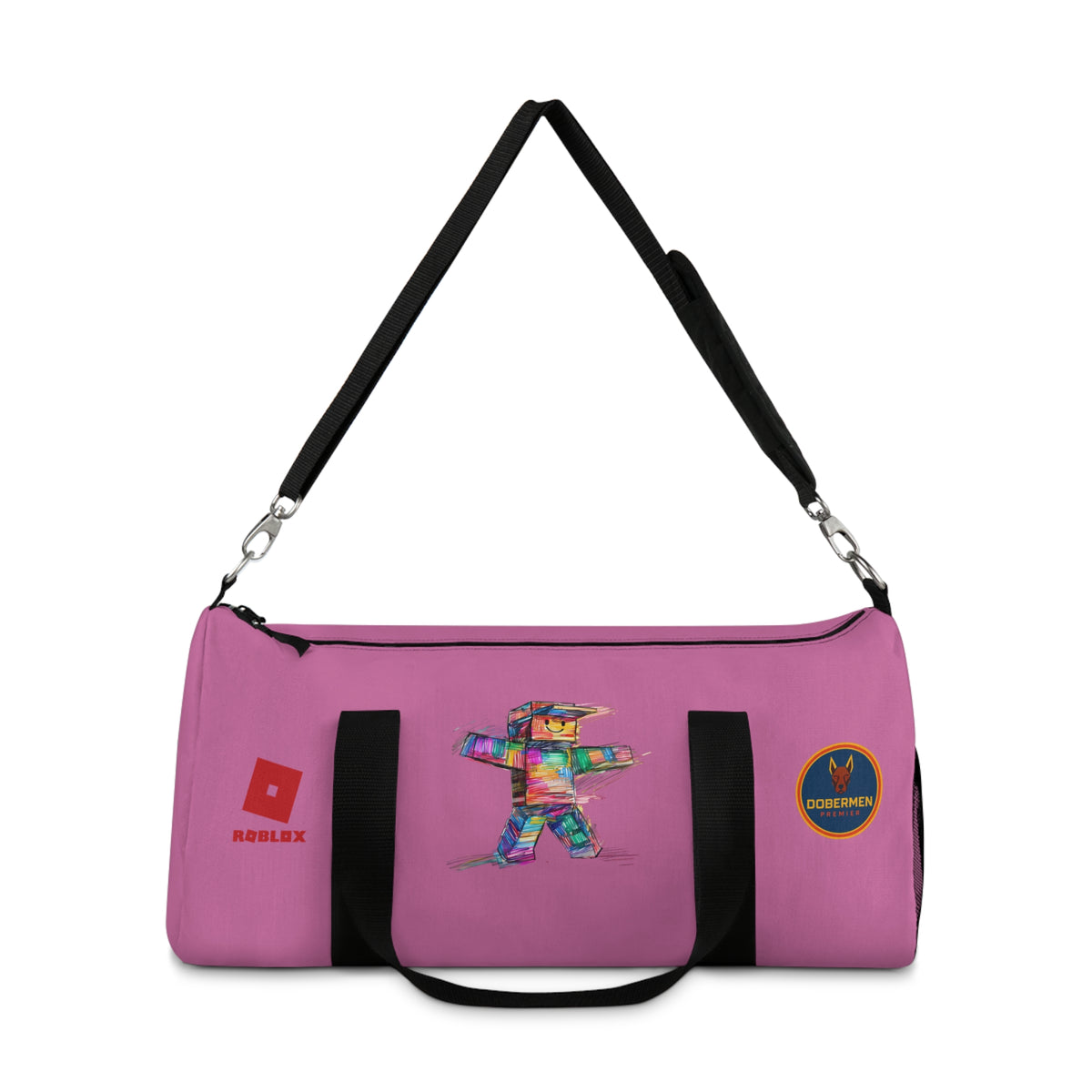 Roblox Themed Duffel Bag Light pink 🧒🕹️ 👧