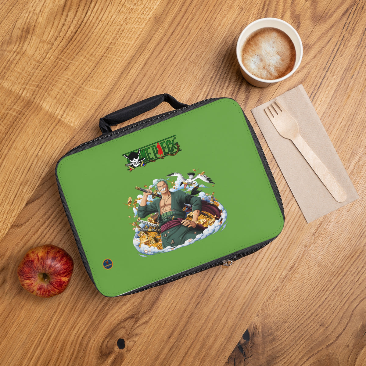 Roronoa Zoro One Piece Anime Lunch Bag Green 🍱