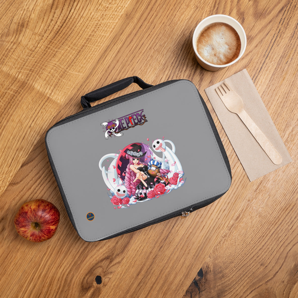 Nico Robin One Piece Anime Lunch Bag Grey 🍱
