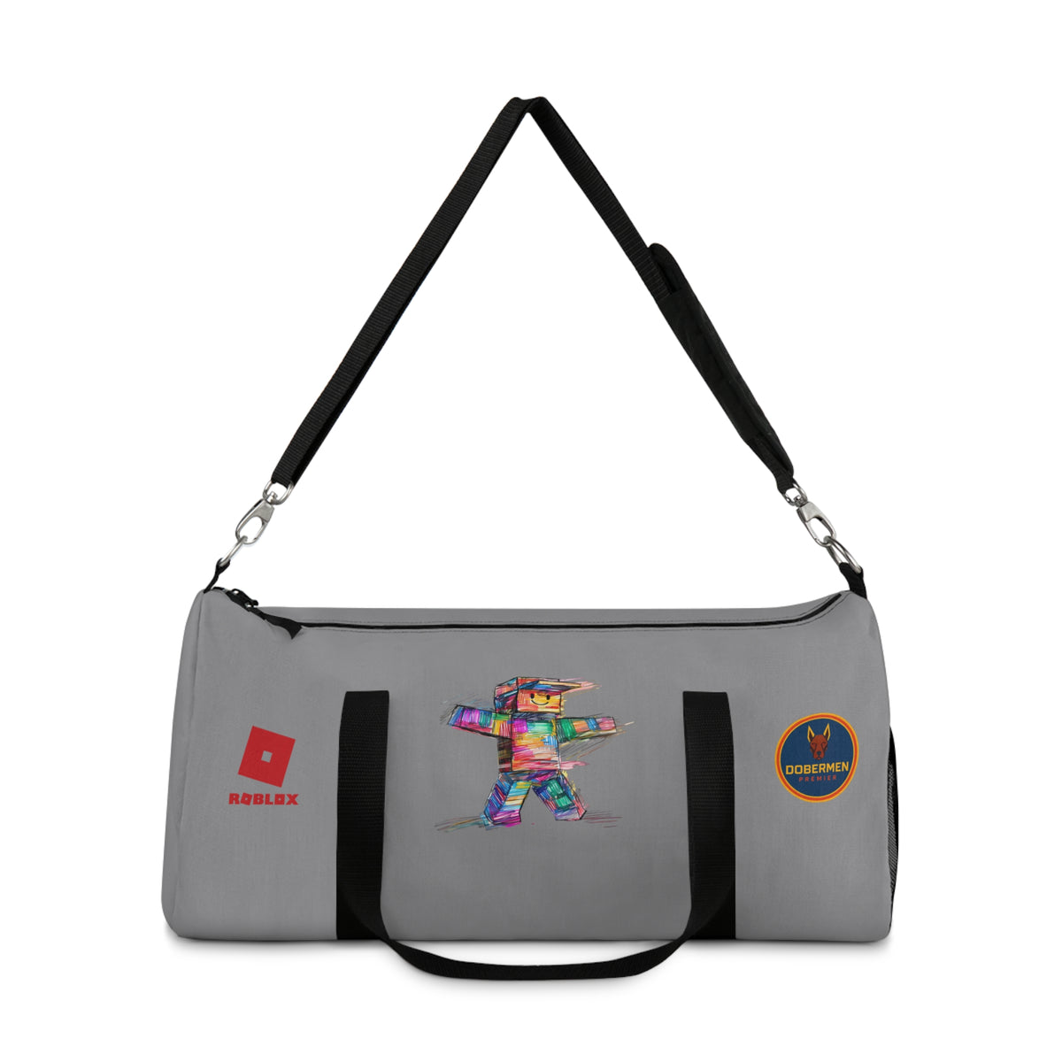 Roblox Themed Duffel Bag Grey 🧒🕹️ 👧