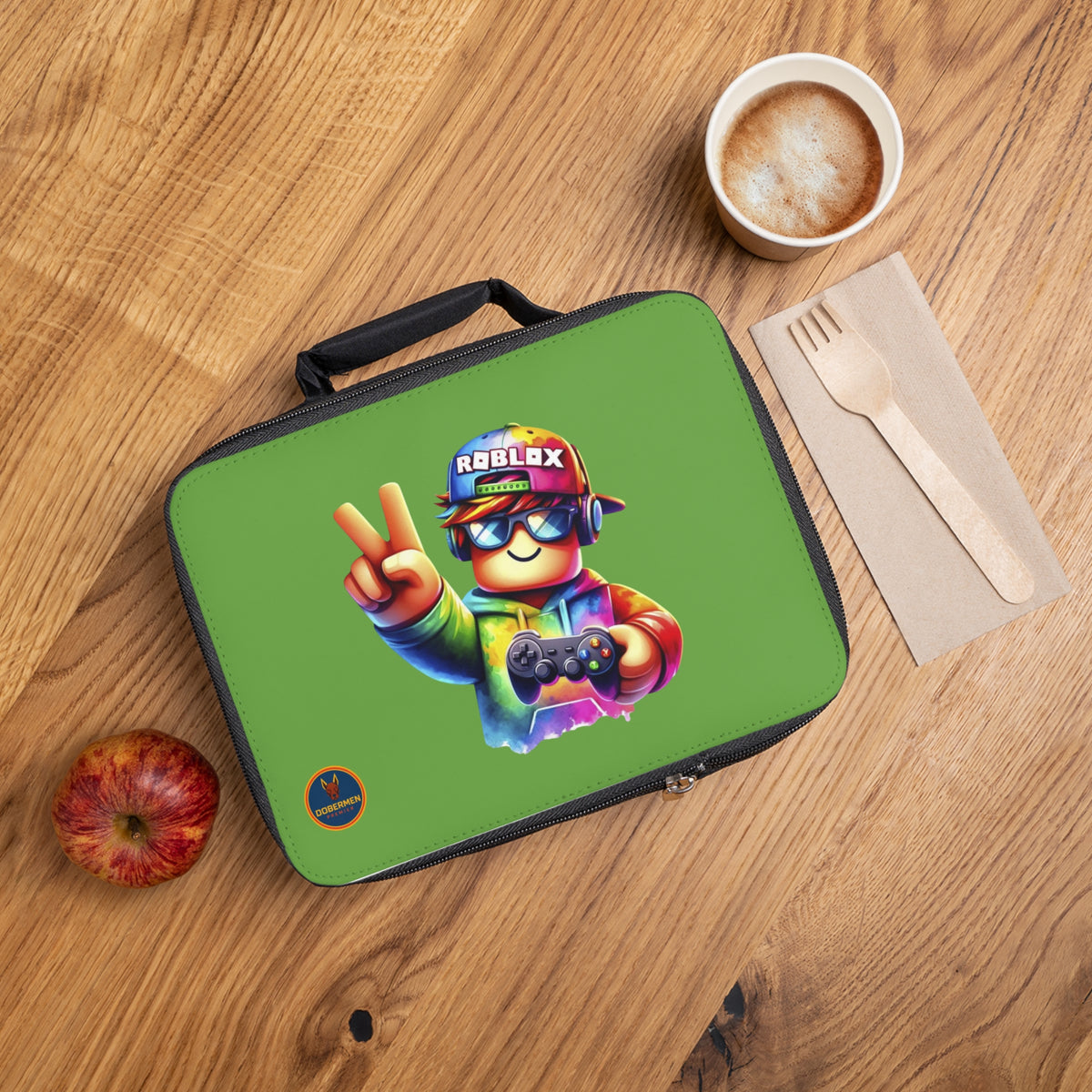 Vibrant Roblox Lunch Box Green 🌈 🎮🎒