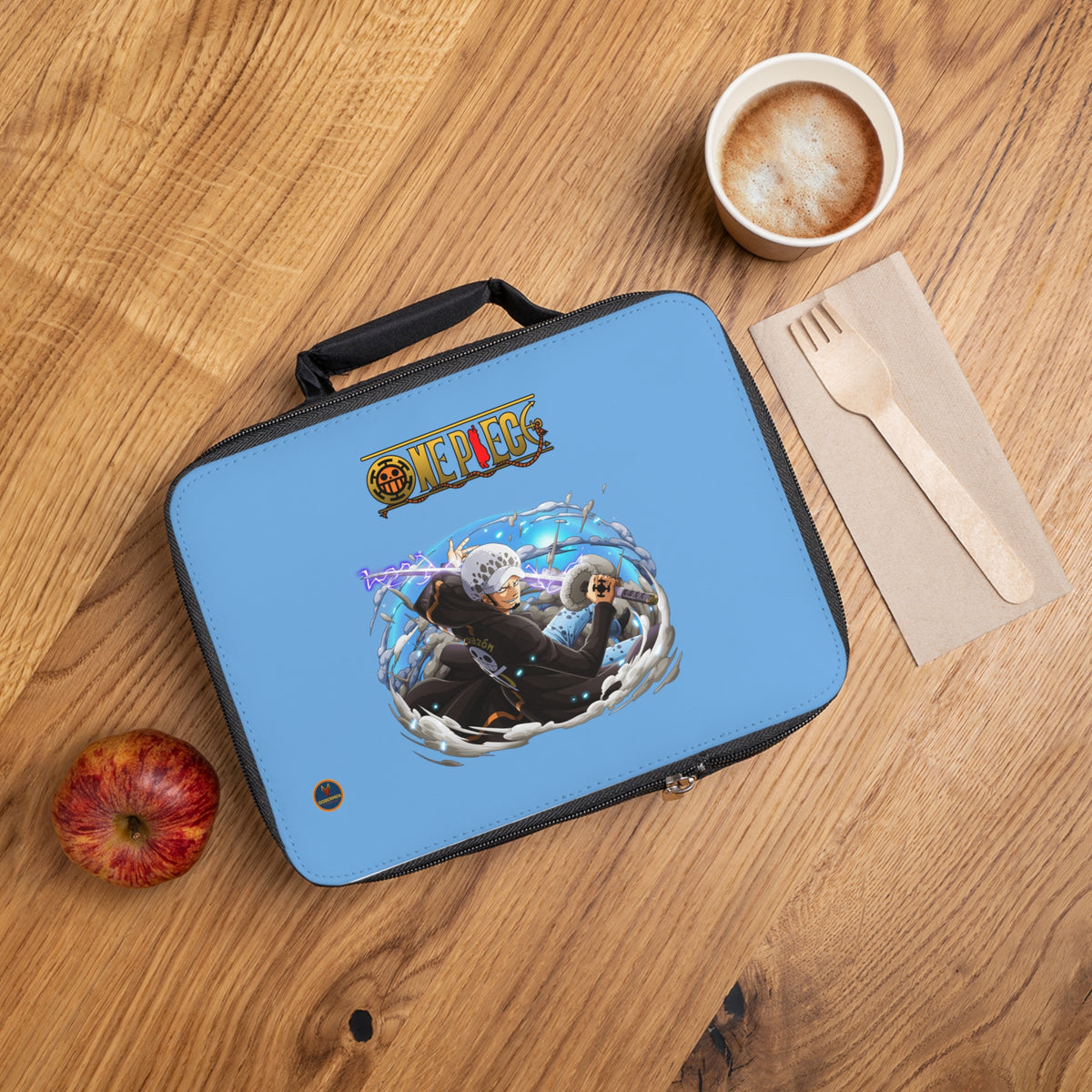 Trafalgar D. Water Law One Piece Anime Lunch Bag Light blue 🍱