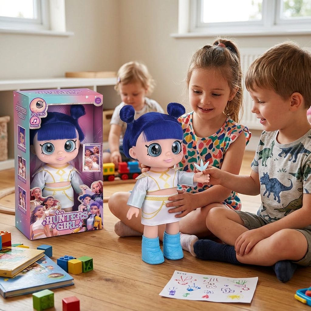 Hunters Girl 10-Inch Singing Fashion Doll, Street Battle Edition - Mira, Zoey & Rumi